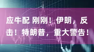 应牛配 刚刚！伊朗，反击！特朗普，重大警告！